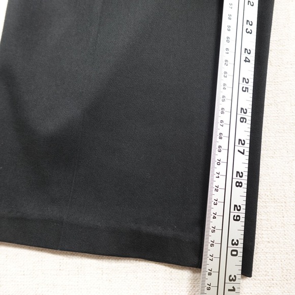 Haggar Dress Pants 38x32 Black Classic Fit No Iron Mid Rise Stretch Corporate - Picture 10 of 12